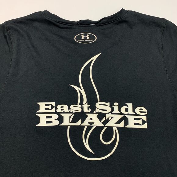 Under Armour Ladies Locker T Shirt Womens M Medium Long Sleeve EAST SIDE BLAZE - Picture 10 of 12